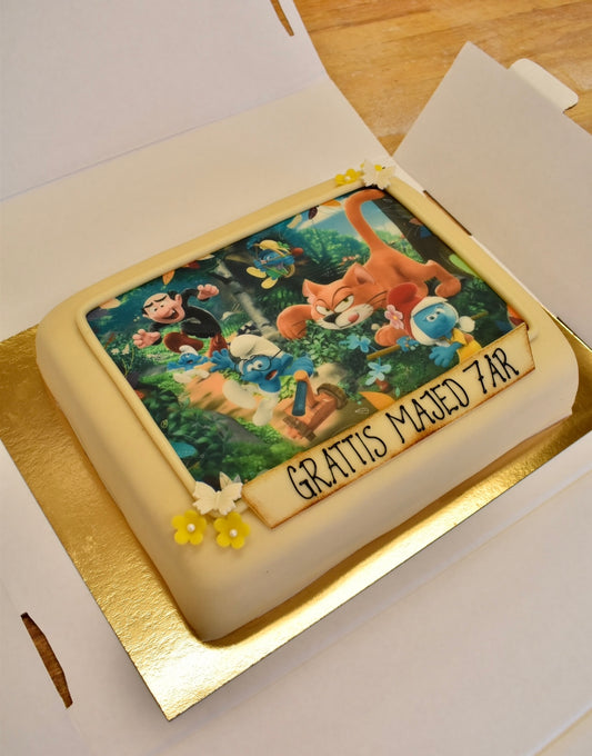 Rektangulär Oblattårta