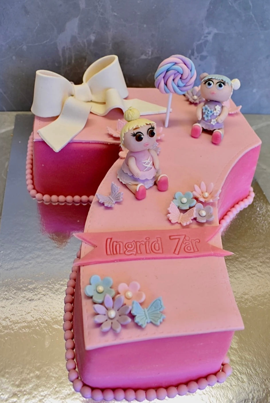 7-års tårta L.O.L dockor